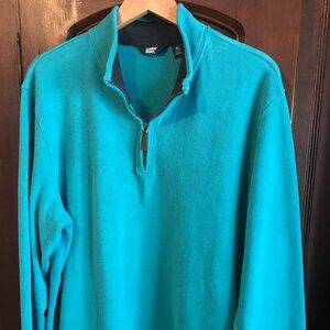 Lands' End Men's 1/4 Zip Pullover Sweater Size XL